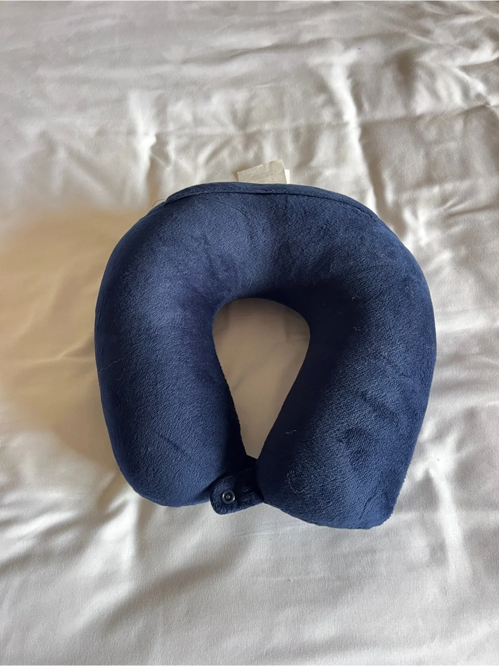 Seattle Mariners Navy Plush Blue Travel Neck Pillow Snap Closure 10